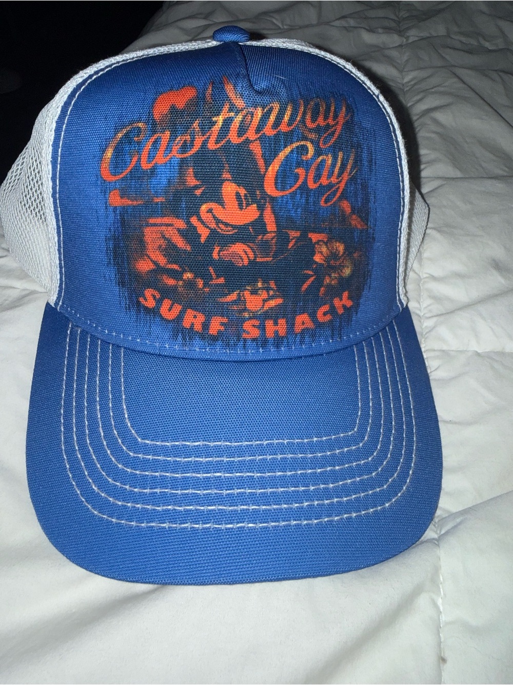 Disney Cruise Line Castaway Cay Surf Shack Mickey Trucker Hat